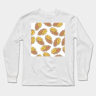 Leaf Pattern Long Sleeve T-Shirt